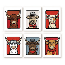 Cargar imagen en el visor de la galería, Mini Pintar por números 15x20cm (6 piezas) - Equipo Muu Figured'Art