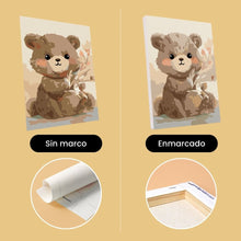 Cargar imagen en el visor de la galería, Mini Pintar por números 15x20cm (6 piezas) - Retratos del Bosque 2