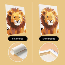Cargar imagen en el visor de la galería, Mini Pintar por números 15x20cm (6 piezas) - Retratos de Fauna Salvaje 2