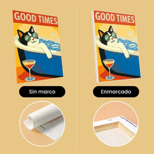 Cargar imagen en el visor de la galería, Mini Pintar por números 15x20cm (6 piezas) - Buenos Momentos con Gatos