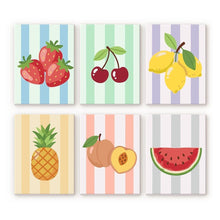 Cargar imagen en el visor de la galería, Mini Pintar por números 15x20cm (6 piezas) - Set de Frutas Soleadas Figured'Art