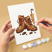 Cargar imagen en el visor de la galería, Mini Pintar por números 15x20cm (6 piezas) - Hygge de Otoño