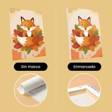 Cargar imagen en el visor de la galería, Mini Pintar por números 15x20cm (6 piezas) - Otoño en el Bosque