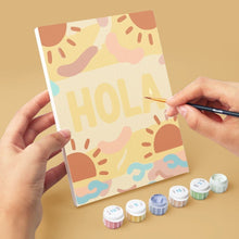 Cargar imagen en el visor de la galería, Mini Pintar por números 15x20cm (6 piezas) - Hola Mundo 1