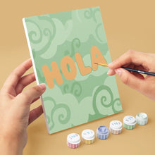 Cargar imagen en el visor de la galería, Mini Pintar por números 15x20cm (6 piezas) - Hola Mundo 2