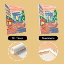 Cargar imagen en el visor de la galería, Mini Pintar por números 15x20cm (6 piezas) - Sueños Parisinos