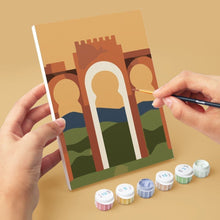 Cargar imagen en el visor de la galería, Mini Pintar por números 15x20cm (6 piezas) - Sueños Andaluces