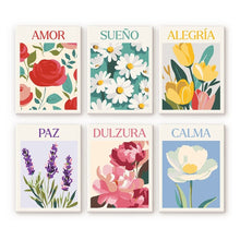 Cargar imagen en el visor de la galería, Mini Pintar por números 15x20cm (6 piezas) - Emociones en Flor 3 Figured'Art