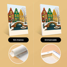 Cargar imagen en el visor de la galería, Mini Pintar por números 15x20cm (6 piezas) - Navidad en Europa