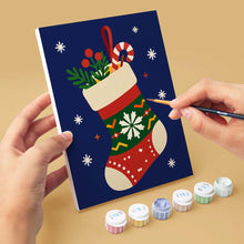 Cargar imagen en el visor de la galería, Mini Pintar por números 15x20cm (6 piezas) - Favoritos del Invierno Festivo
