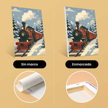 Cargar imagen en el visor de la galería, Mini Pintar por números 15x20cm (6 piezas) - Libro de historias navideñas