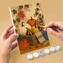 Cargar imagen en el visor de la galería, Mini Pintar por números 15x20cm (6 piezas) - Cosecha del bosque