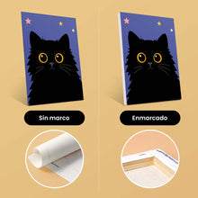 Cargar imagen en el visor de la galería, Mini Pintar por números 15x20cm (6 piezas) - Vida de gato