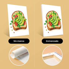 Cargar imagen en el visor de la galería, Mini Serie Pintar por números 15x20cm (6 piezas) - Set de Comida Deliciosa