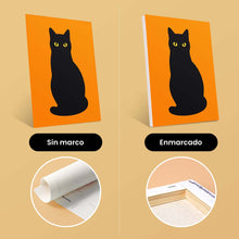 Cargar imagen en el visor de la galería, Mini Serie Pintar por números 15x20cm (6 piezas) - Gato Negro Escondite
