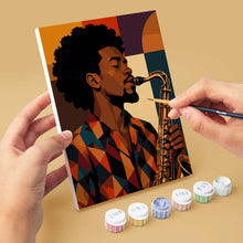Cargar imagen en el visor de la galería, Mini Serie Pintar por números 15x20cm (6 piezas) - Retratos Afro Pop Art