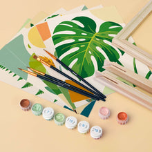 Cargar imagen en el visor de la galería, Mini Serie Pintar por números 15x20cm (6 piezas) - Ilustraciones Botánicas