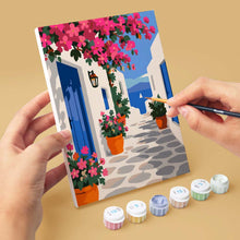 Cargar imagen en el visor de la galería, Mini Serie Pintar por números 15x20cm (6 piezas) - Encanto Griego