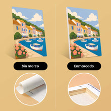 Cargar imagen en el visor de la galería, Mini Serie Pintar por números 15x20cm (6 piezas) - Vistas Mediterráneas