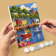 Cargar imagen en el visor de la galería, Mini Serie Pintar por números 15x20cm (6 piezas) - Clásicos de Viaje de Escocia