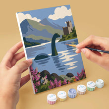 Cargar imagen en el visor de la galería, Mini Serie Pintar por números 15x20cm (6 piezas) - Colección de Iconos Escoceses
