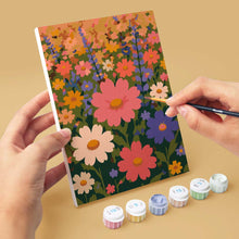 Cargar imagen en el visor de la galería, Mini Serie Pintar por números 15x20cm (6 piezas) - Pradera Soñada de Flores Silvestres