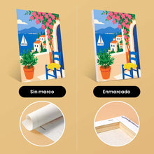 Cargar imagen en el visor de la galería, Mini Serie Pintar por números 15x20cm (6 piezas) - Momentos de Verano Mediterráneo