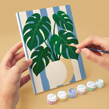 Cargar imagen en el visor de la galería, Mini Serie Pintar por números 15x20cm (6 piezas) - Plantas en Maceta