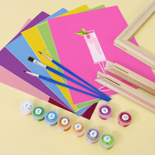 Cargar imagen en el visor de la galería, Mini Pintar por números 15x20cm (6 piezas) - Copas de Cóctel Elegantes