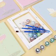 Cargar imagen en el visor de la galería, Mini Pintar por números 15x20cm (6 piezas) - Copas de Cóctel Elegantes