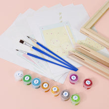 Cargar imagen en el visor de la galería, Mini Pintar por números 15x20cm (6 piezas) - Zumos de Frutas en Tarro