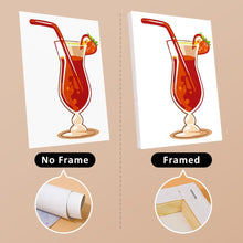 Cargar imagen en el visor de la galería, Mini Pintar por números 15x20cm (6 piezas) - Cócteles de Frutas