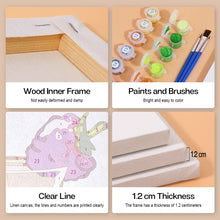 Cargar imagen en el visor de la galería, Mini Pintar por números 15x20cm (6 piezas) - Cócteles de Frutas