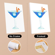 Cargar imagen en el visor de la galería, Mini Pintar por números 15x20cm (6 piezas) - Cócteles Coloridos