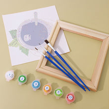 Cargar imagen en el visor de la galería, Mini Pintar por números 15x15cm (6 piezas) - Bebidas Refrescantes Coloridas