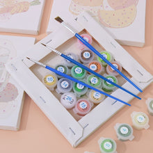 Cargar imagen en el visor de la galería, Mini Pintar por números 15x15cm (6 piezas) - Zumos Saludables