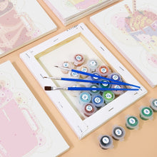 Cargar imagen en el visor de la galería, Mini Pintar por números 15x20cm (6 piezas) - Batidos