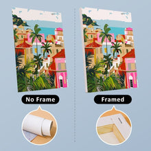 Cargar imagen en el visor de la galería, Mini Pintar por números 15x20cm (6 piezas) - Escenas Mediterráneas