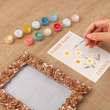 Cargar imagen en el visor de la galería, Mini Pintar por números con marco - Mercado de flores - Londres