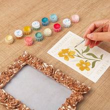 Cargar imagen en el visor de la galería, Mini Pintar por números con marco - Mercado de flores - Madrid
