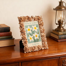 Cargar imagen en el visor de la galería, Mini Pintar por números con marco - Mercado de flores - Tokio