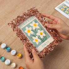 Cargar imagen en el visor de la galería, Mini Pintar por números con marco - Mercado de flores - Tokio