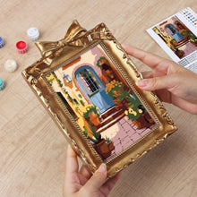 Cargar imagen en el visor de la galería, Mini Pintar por números con marco - Patio mediterráneo