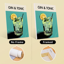 Cargar imagen en el visor de la galería, Mini Pintar por números 15x20cm (6 piezas) - Serie Arte Mixología de Bar Moderno 1