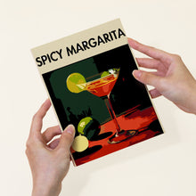 Cargar imagen en el visor de la galería, Mini Pintar por números 15x20cm (6 piezas) - Serie Arte Mixología de Bar Moderno 2