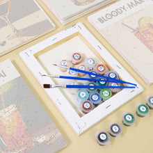 Cargar imagen en el visor de la galería, Mini Pintar por números 15x20cm (6 piezas) - Serie Arte Mixología de Bar Moderno 3