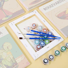 Cargar imagen en el visor de la galería, Mini Pintar por números 15x20cm (6 piezas) - Serie Arte Mixología de Bar Moderno 5