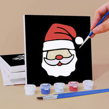 Cargar imagen en el visor de la galería, Mini Pintar por números 15x15cm (4 piezas) - Iconos Clásicos de Navidad 1