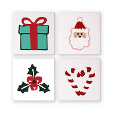 Cargar imagen en el visor de la galería, Mini Pintar por números 15x15cm (4 piezas) - Iconos Clásicos de Navidad 2 Figured'Art