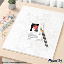 Cargar imagen en el visor de la galería, Cartel Moulin Rouge - París bajo las estrellas